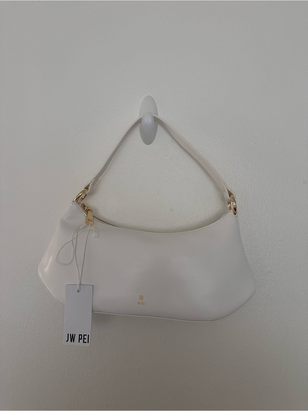 JW PEI Cream Shoulder Bag with Gold Hardware (NWT)